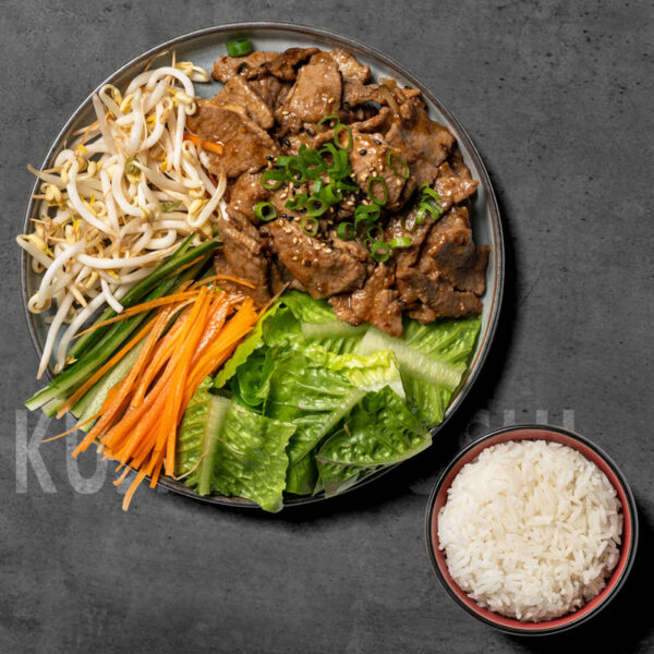 Oksekødsdon med blandede grøntsager